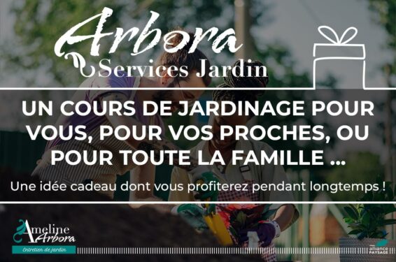 cadeau - offrir des cours de jardinage avec un paysagiste - ameline arbora