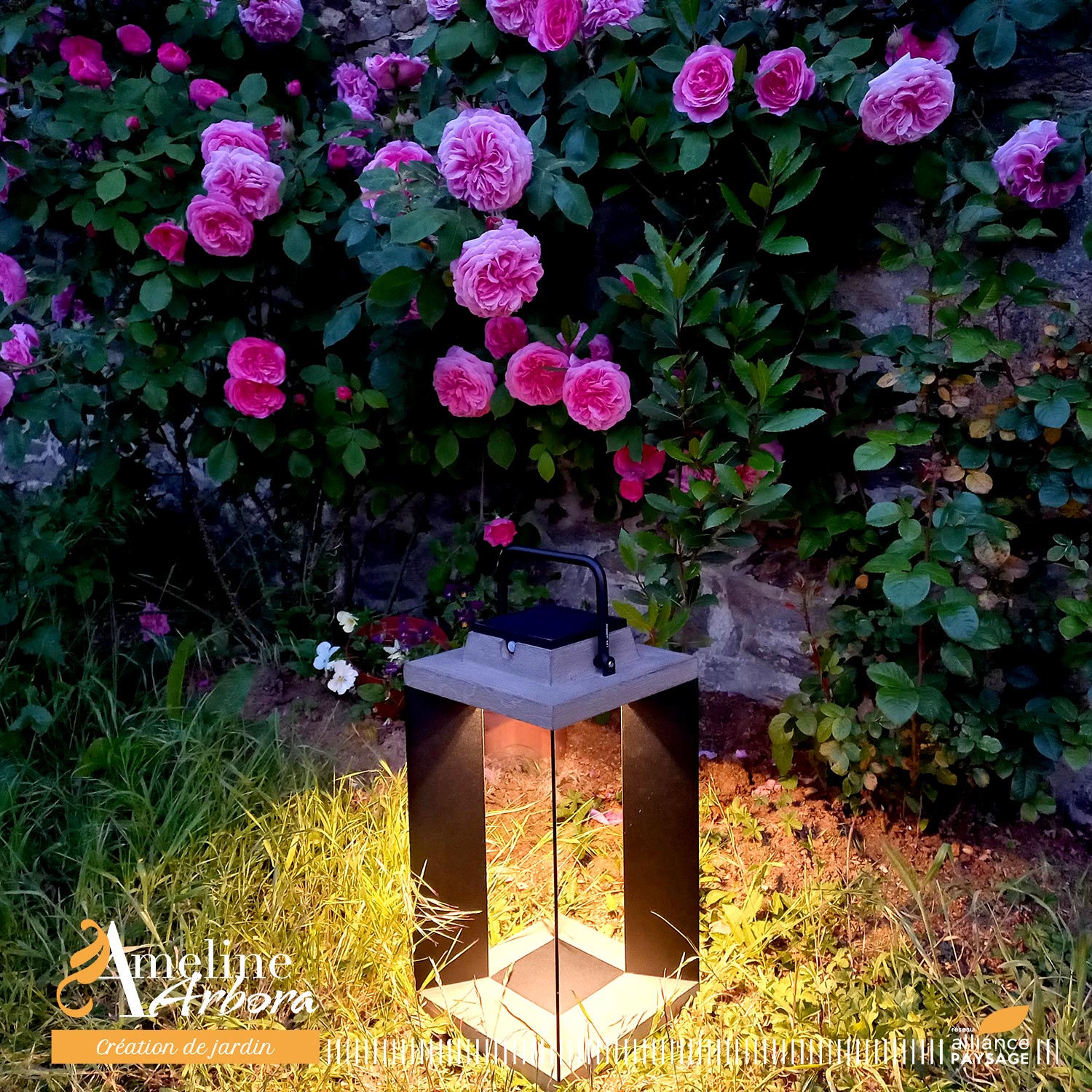 luminaires jardins paysagiste ameline arbora